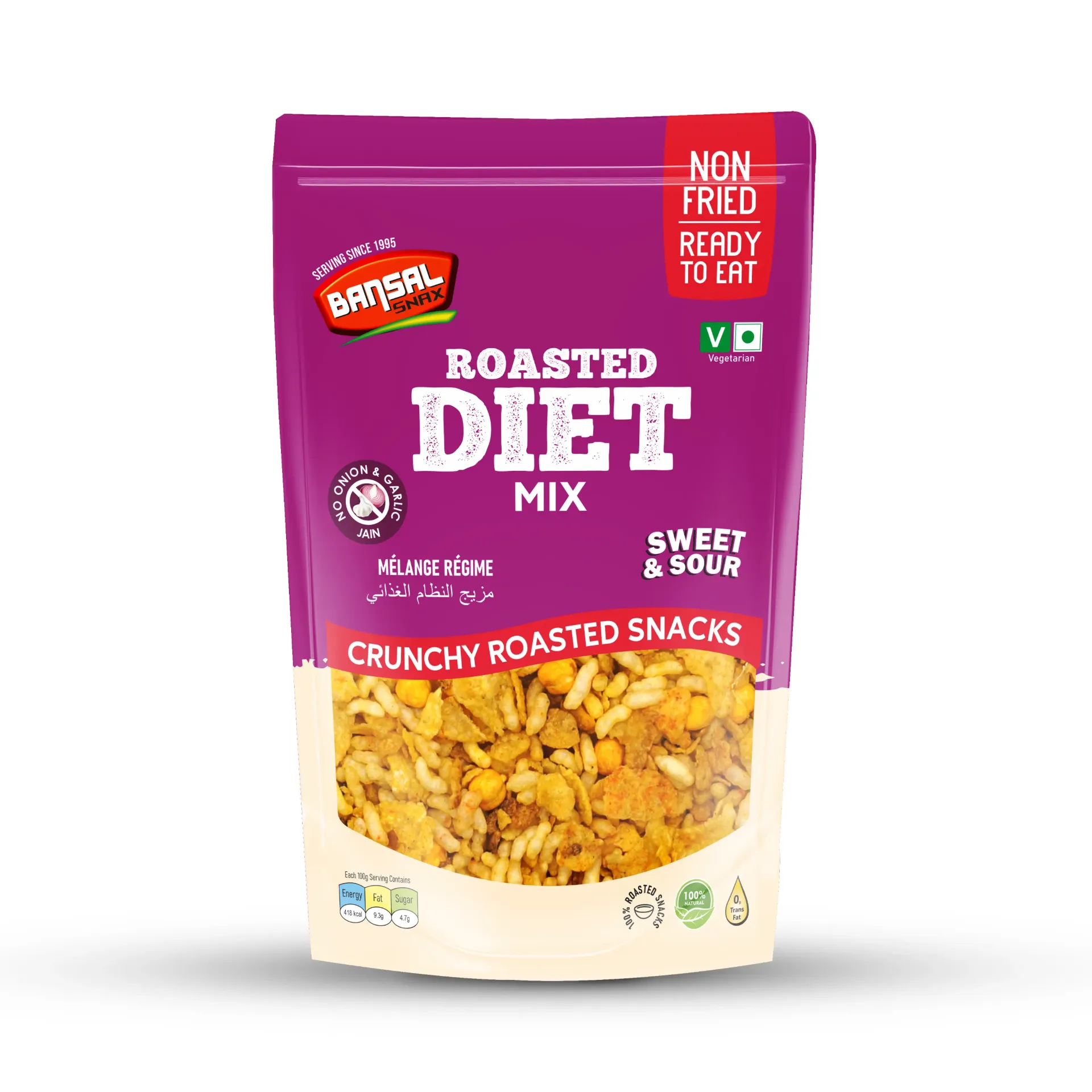 Bansal Snax Roasted Diet Mix Sweet & Sour